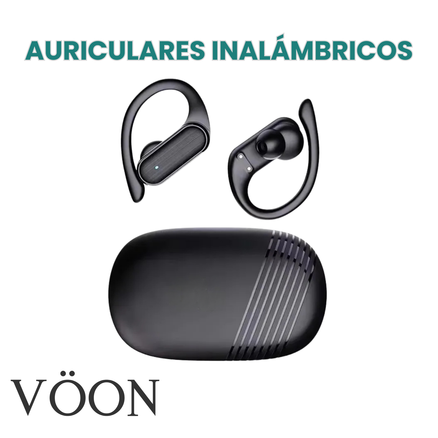 Auriculares Deportivos VÖON con 48H de Autonomía y Control Táctil