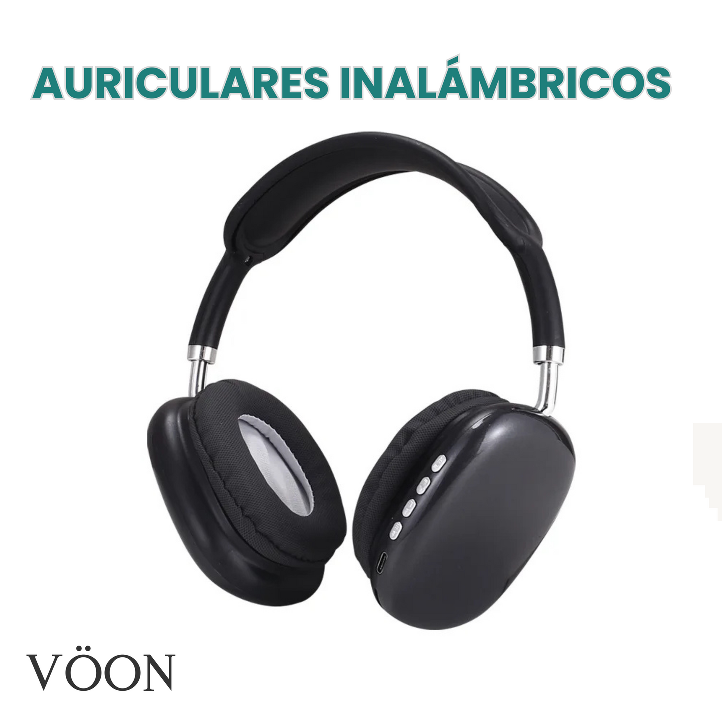 Auriculares Inalámbricos VÖON – Bluetooth con Cancelación de Ruido y Control Táctil