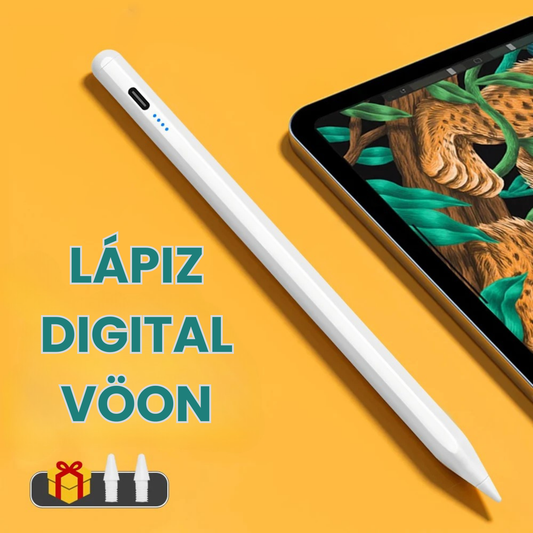 Lápiz Digital VÖON para iPad con Palm Rejection y Carga Rápida USB-C