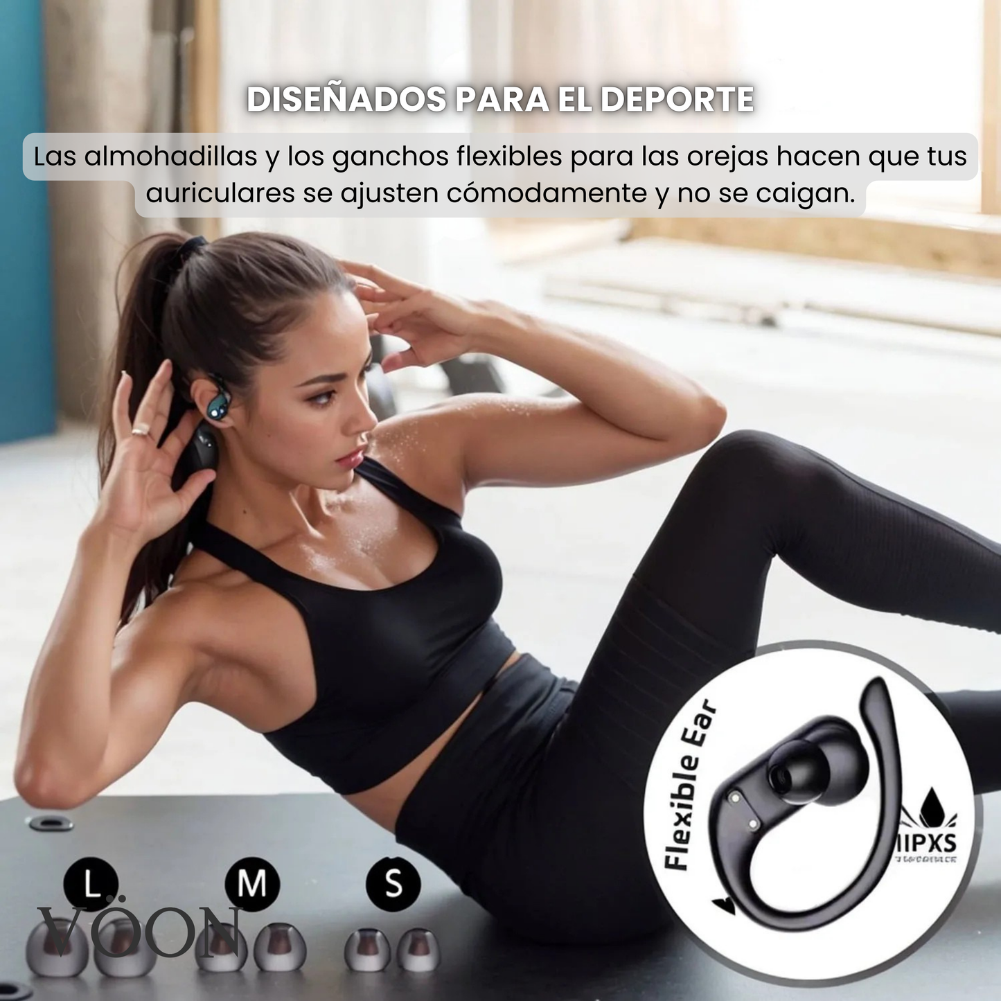 Auriculares Deportivos VÖON con 48H de Autonomía y Control Táctil