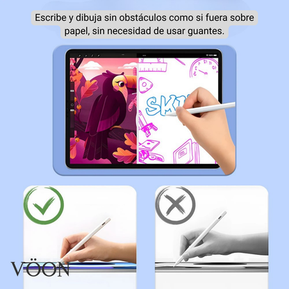Lápiz Digital VÖON para iPad con Palm Rejection y Carga Rápida USB-C