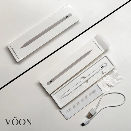 Lápiz Digital VÖON para iPad con Palm Rejection y Carga Rápida USB-C