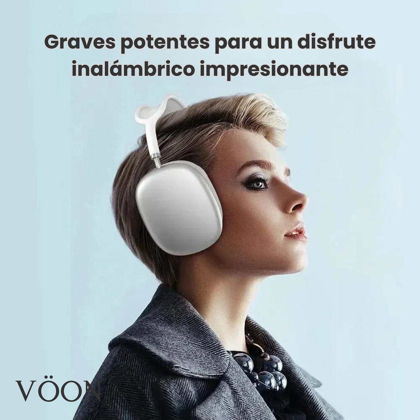 Auriculares Inalámbricos VÖON – Bluetooth con Cancelación de Ruido y Control Táctil