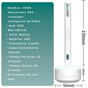 Limpia Orejas Inteligente con Cámara HD – Seguro y Preciso