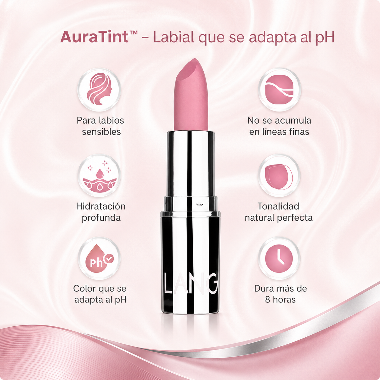 AuraTint™ — Labial pH que realza tu tono natural