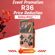 R36S Retro Handheld Video Game Console Classic Games Open Source Linux System Games Players 3.5Inch IPS Screen